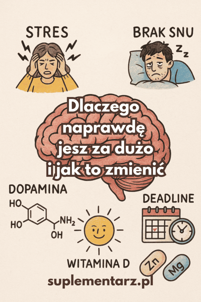 emocjonalne jedzenie, przyczyny jedzenia za dużo